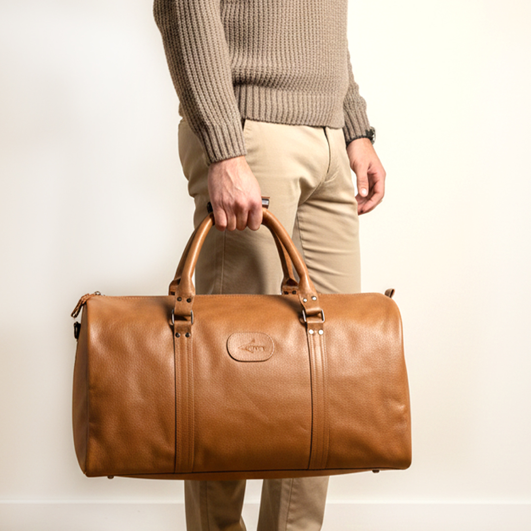 Leather Travel Bag & Zim Bag